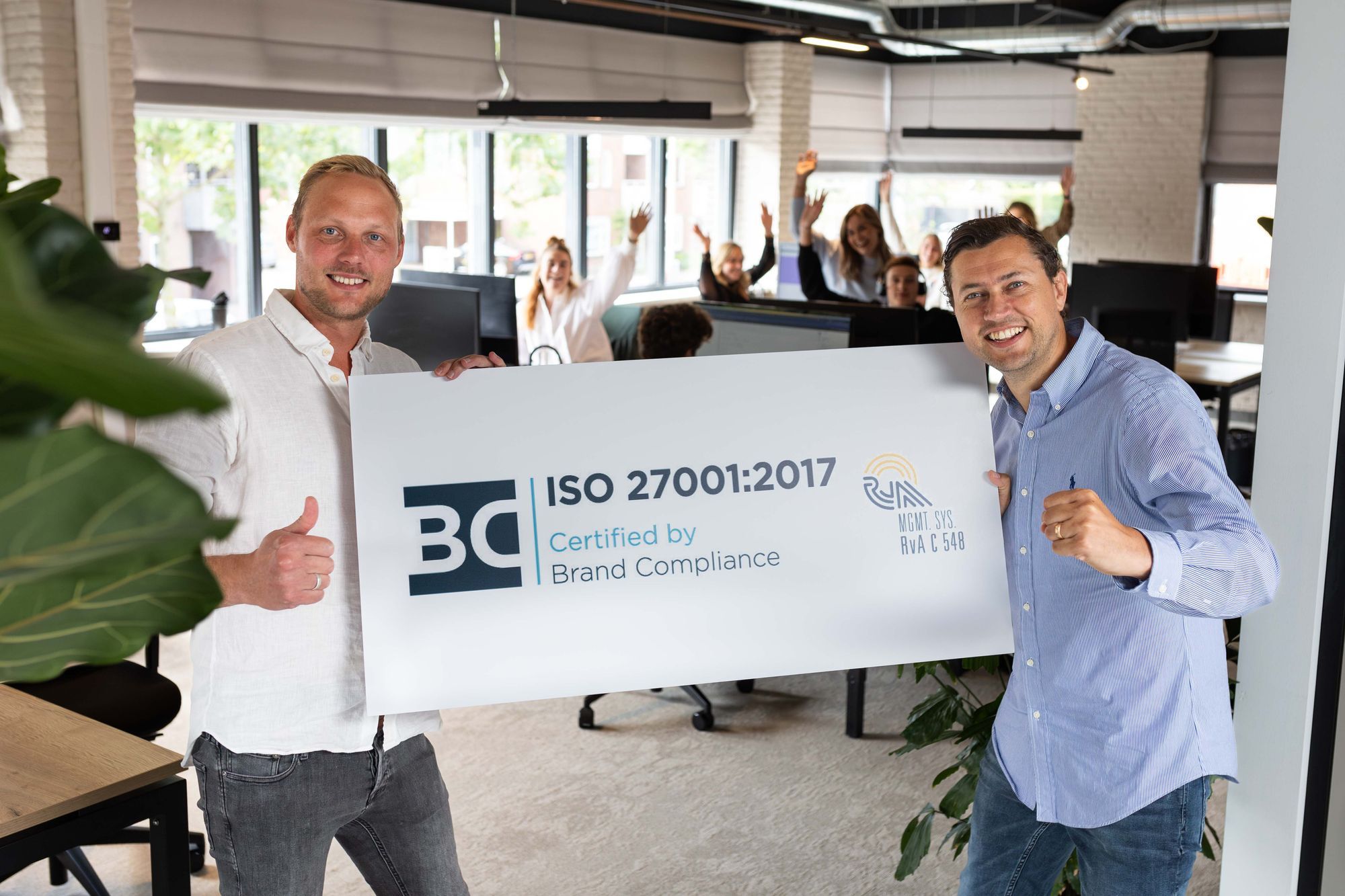ISO 27001 certification achieved by vPlan!